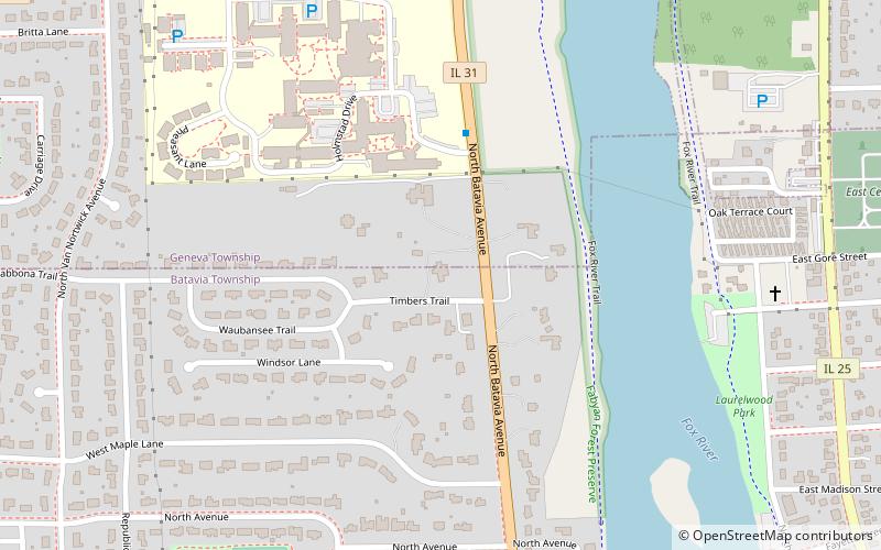 Mrs. A. W. Gridley House location map