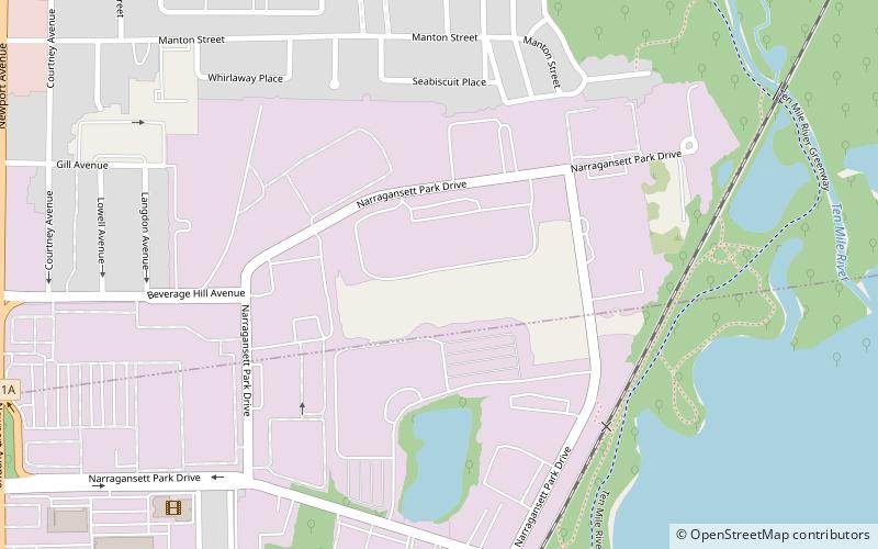 narragansett park pawtucket location map