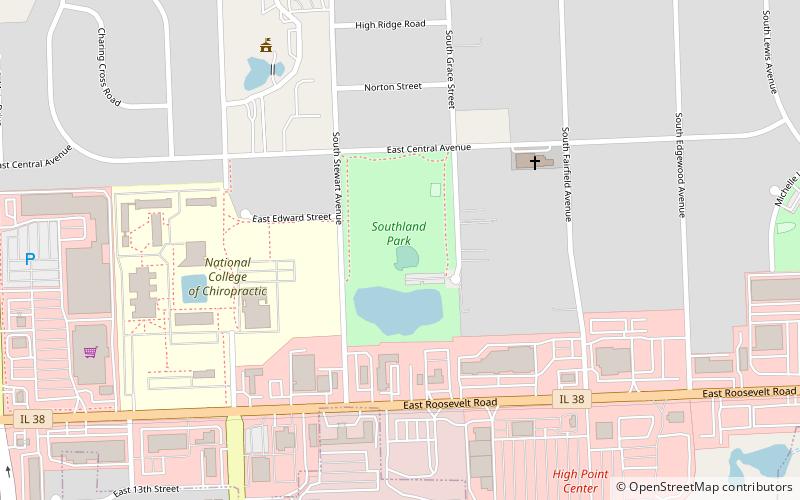 southland park lombard location map