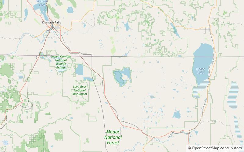 Clear Lake Reservoir location map