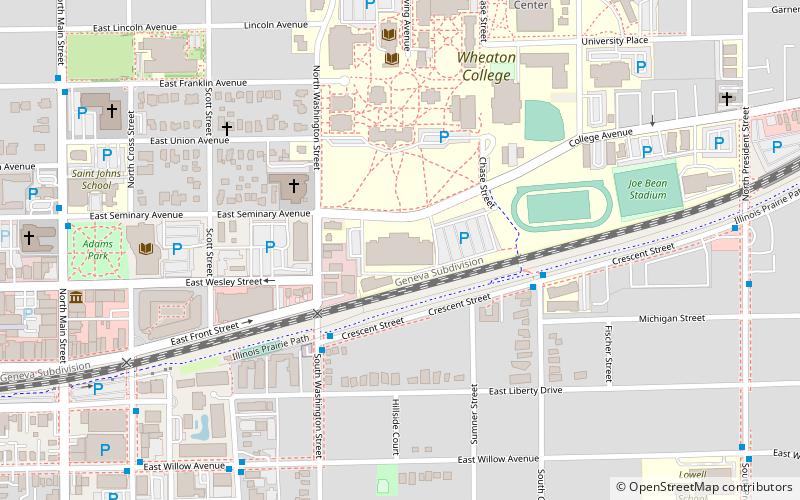 Billy Graham Center location map