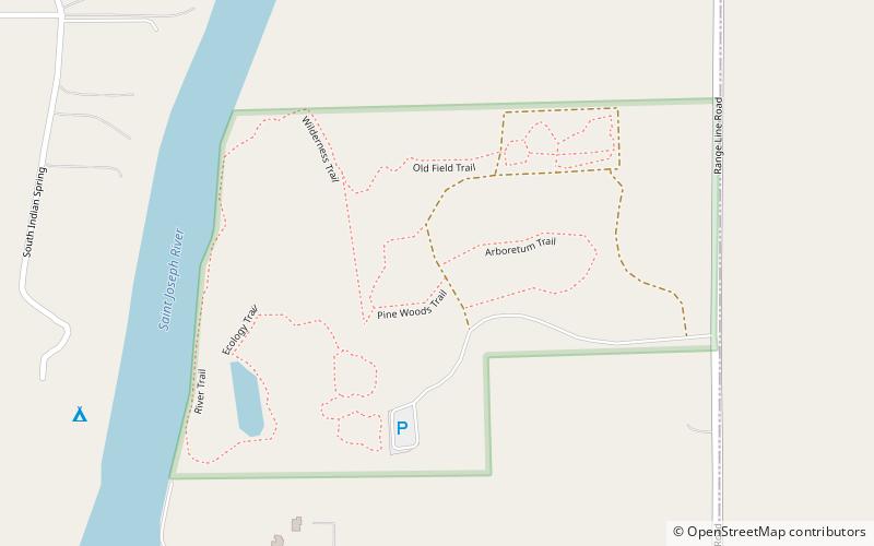 Fernwood Botanical Garden and Nature Preserve location map