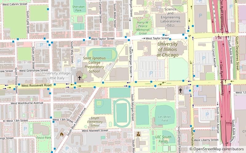 St. Ignatius College Prep location map