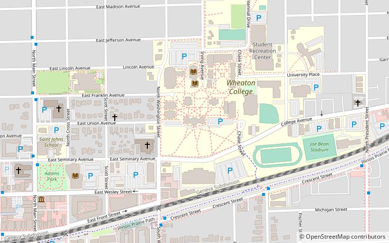 Blanchard Hall location map