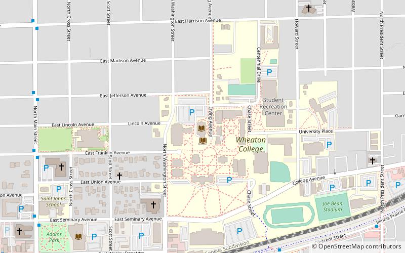 Buswell Memorial Library location map