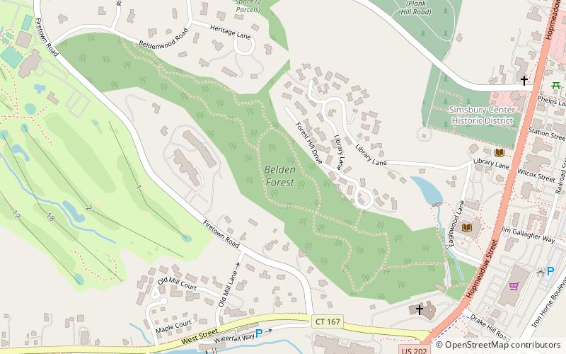 Belden Forest location map