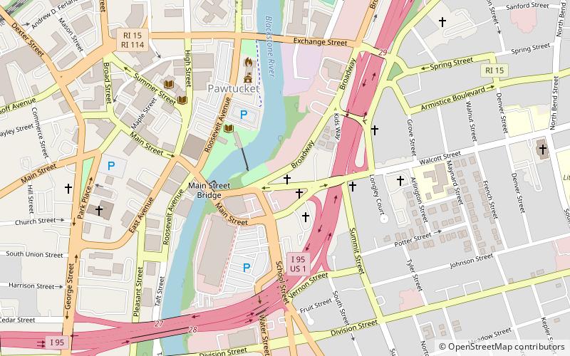 Pawtucket Congregational Church location map