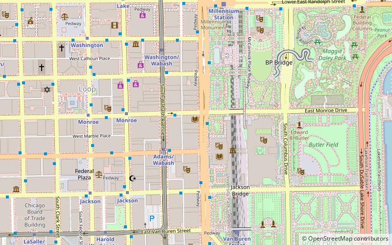 biblioteca militar pritzker chicago location map