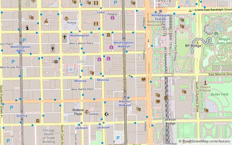 Sullivan Center location map