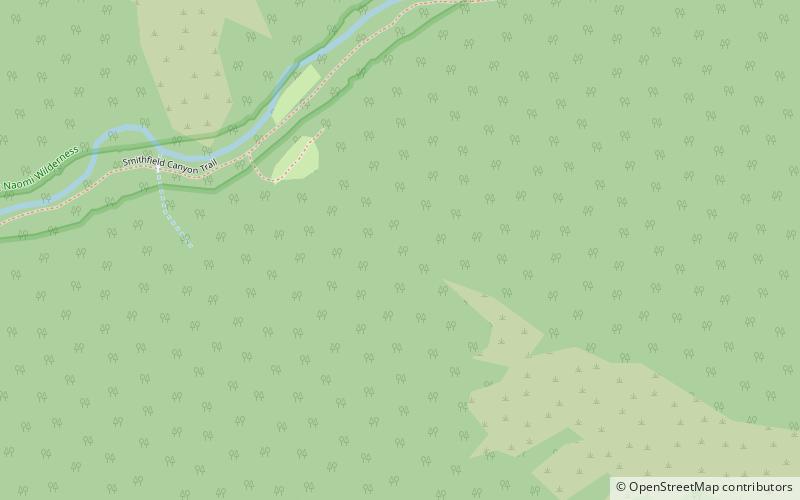 mount naomi wilderness bosque nacional wasatch cache location map