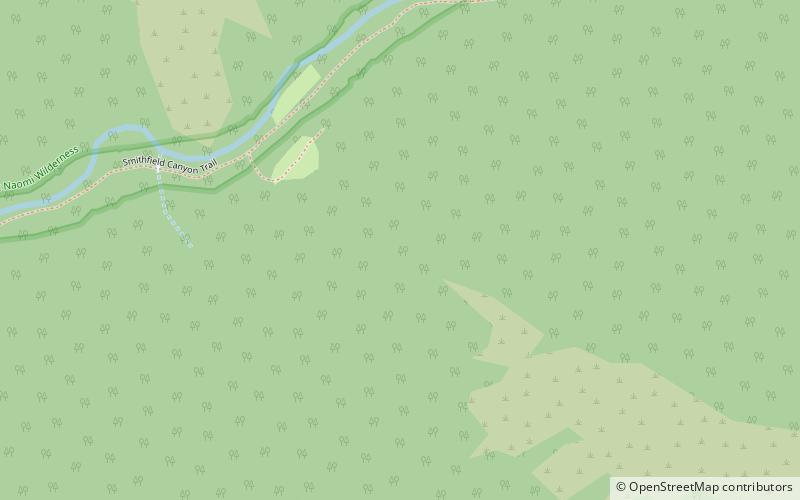 Mount Naomi Wilderness location map