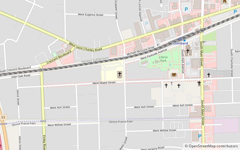 Sacred Heart Church location map