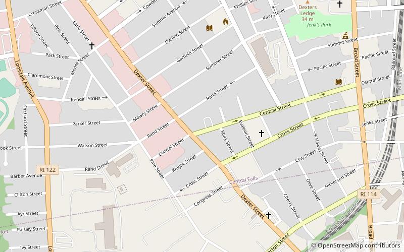 Central Street School location map