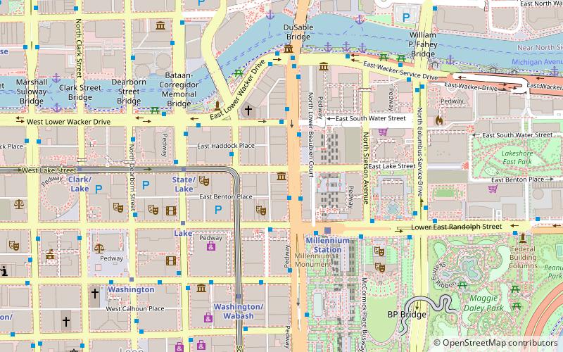 American Writers Museum location map