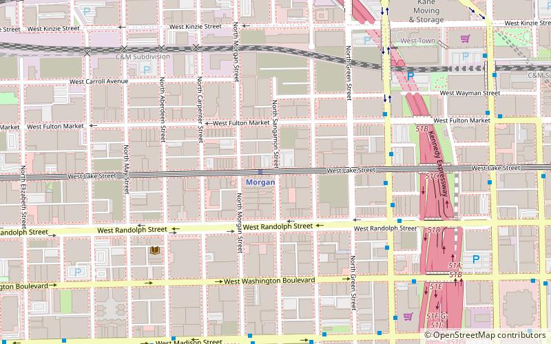 Fulton Market District location map