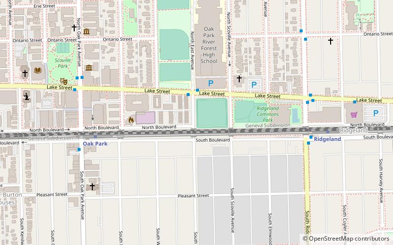 Municipio de Oak Park location map