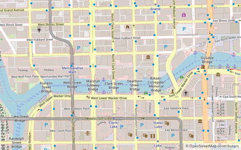 321 North Clark location map