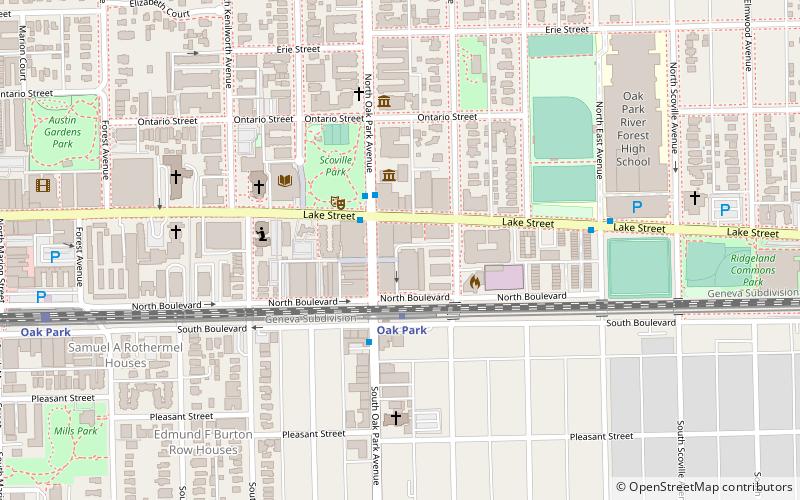 Scoville Park location map