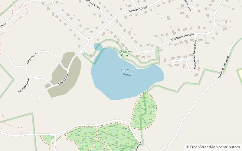 Shallow Pond location map