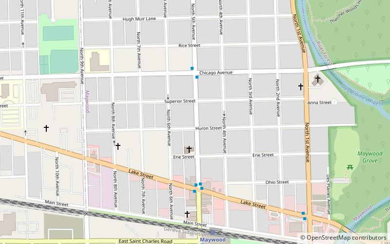 Caroline Millward House location map