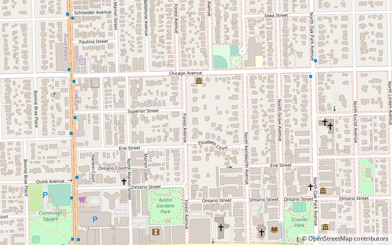 Arthur Heurtley House location map