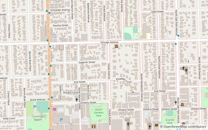 Nathan G. Moore House location map