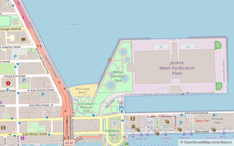 Milton Lee Olive Park location map