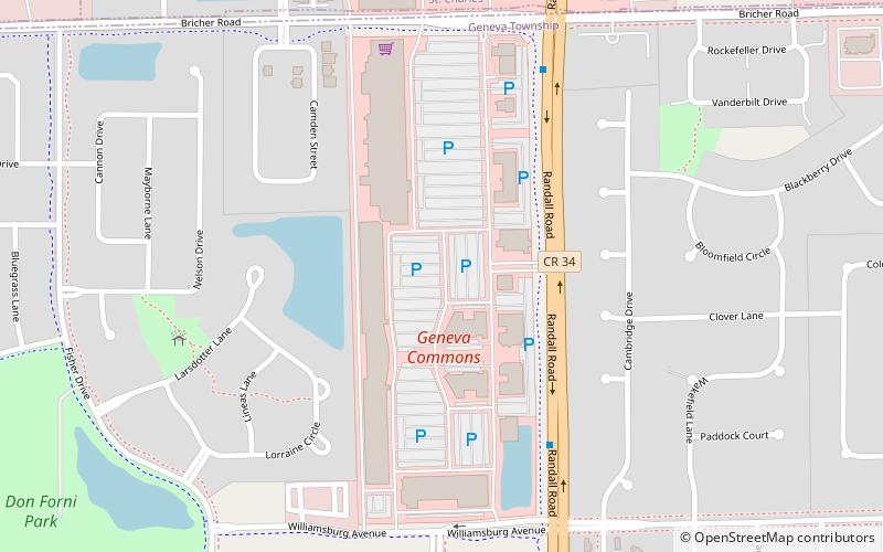 Geneva Commons location map