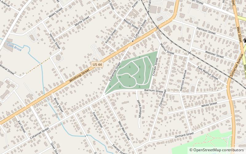 Mount Pleasant Cemetery location map