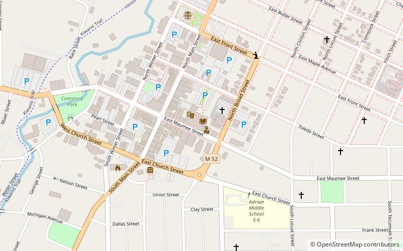 Croswell Opera House location map