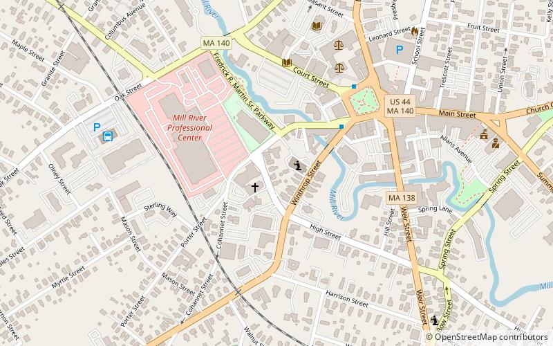 Winthrop Street Baptist Church location map