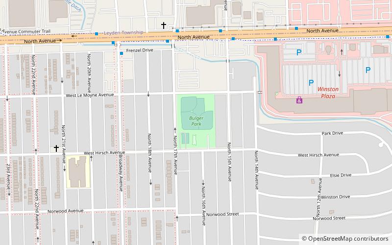 bulger park melrose park location map