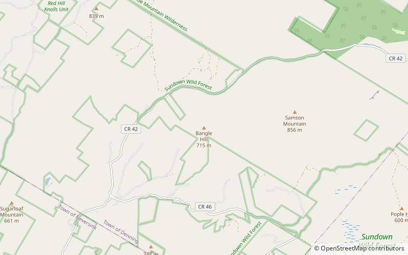 Bangle Hill location map