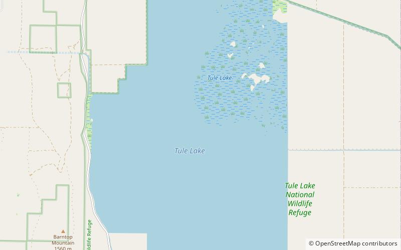 Lac Tule location map