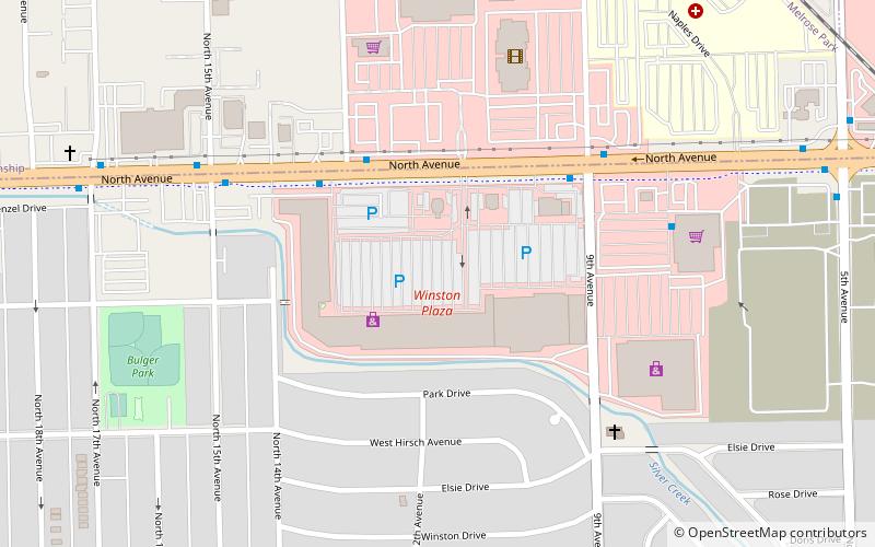 Winston Plaza location map