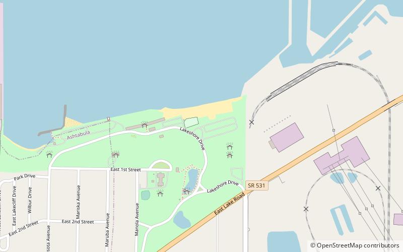 Lake Shore Park location map