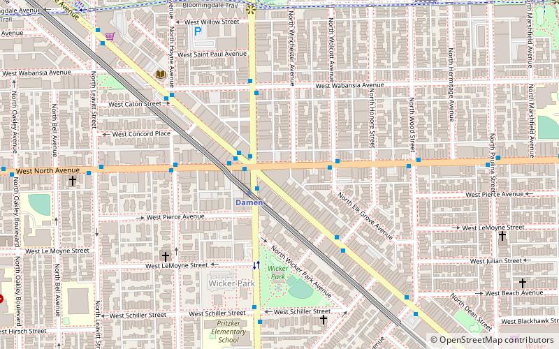 Flat Iron Building location map