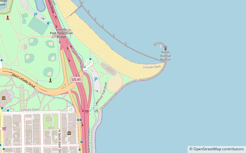 Chicago Beach Volleyball location map