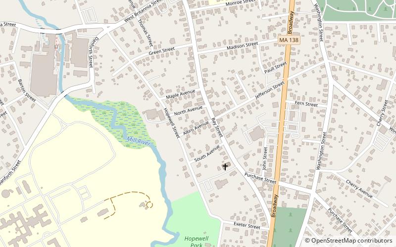 Hopewell Mills District location map