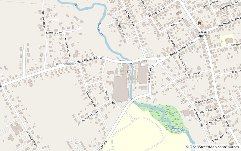 Reed and Barton Complex location map