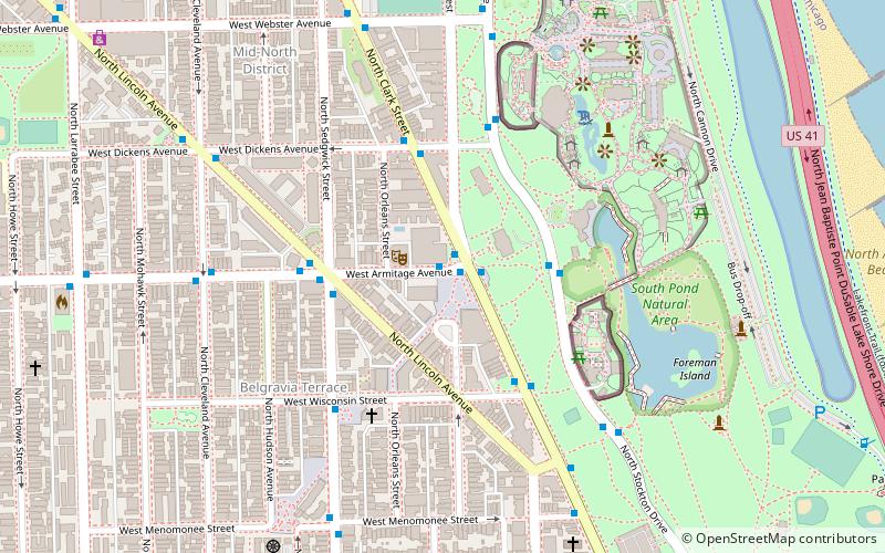 Armitage Avenue location map