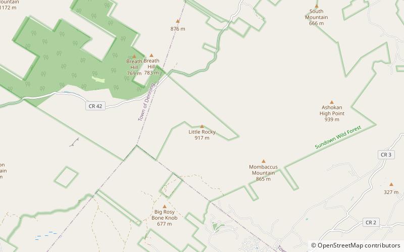 little rocky parc catskill location map