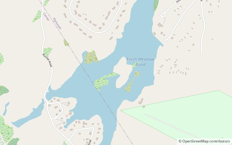 fresh meadow pond plymouth location map