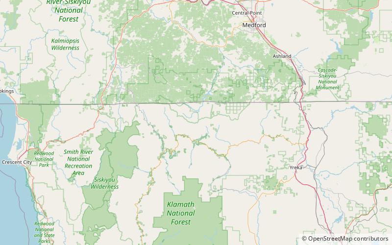 Kangaroo Mountain location map