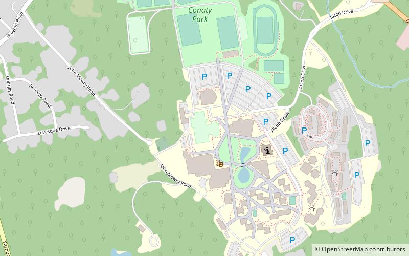 Chace Athletic Center location map