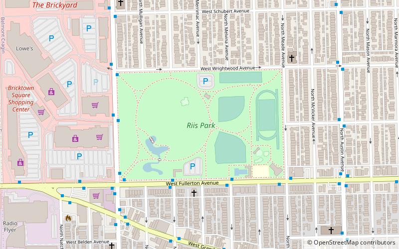Riis Park location map