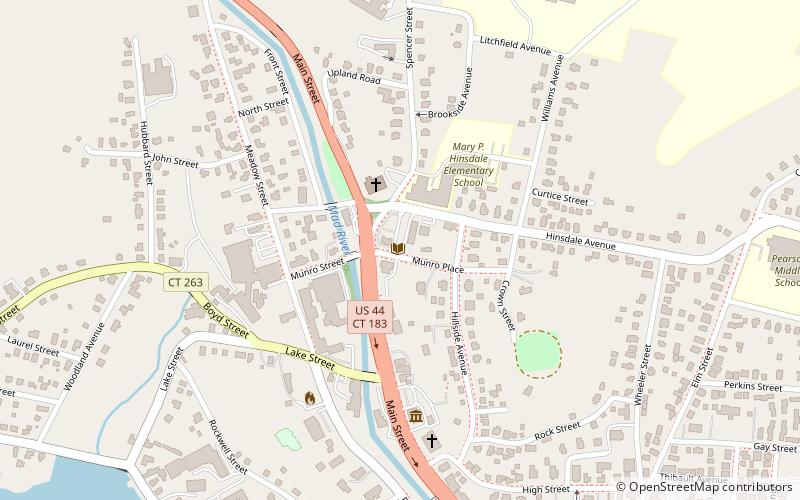 Beardsley Library location map