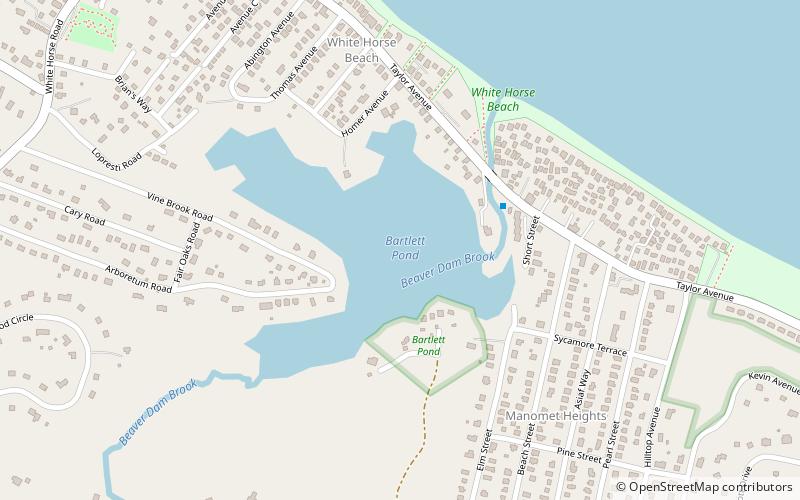 Bartlett Pond location map