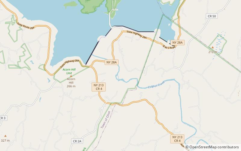 Ashokan Center location map