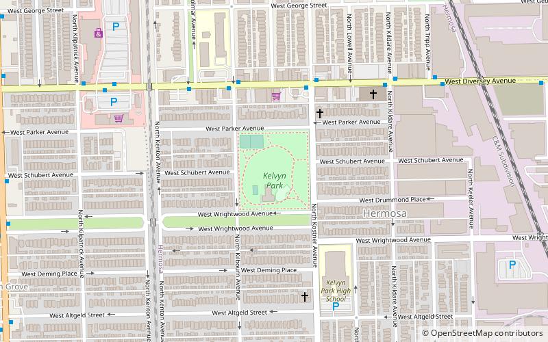 Kelvyn Park location map